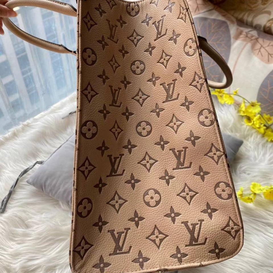 Louis Vuitton Inspired Monogram Tote Bag in Classic Black 👜✨