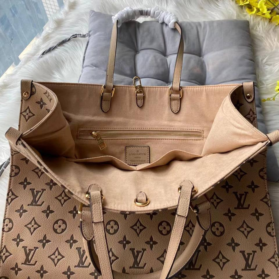 Louis Vuitton Inspired Monogram Tote Bag in Classic Black 👜✨