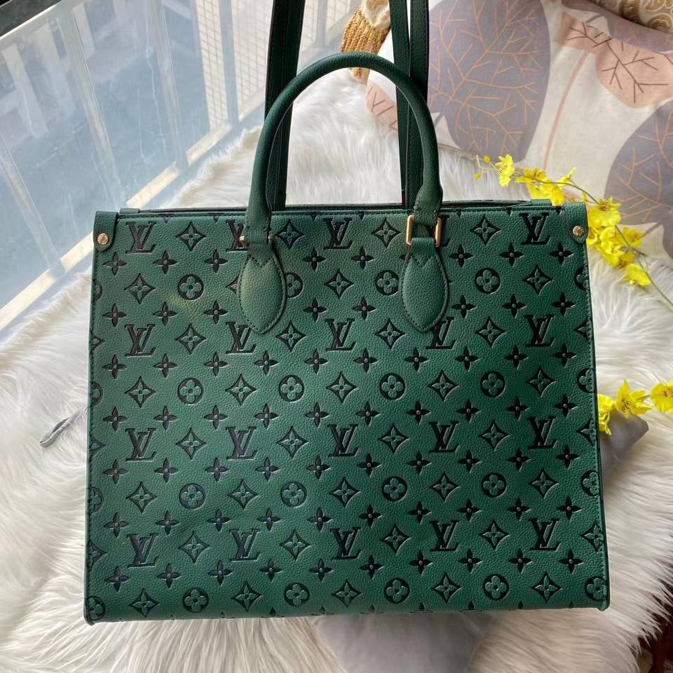 Louis Vuitton Inspired Monogram Tote Bag in Classic Black 👜✨