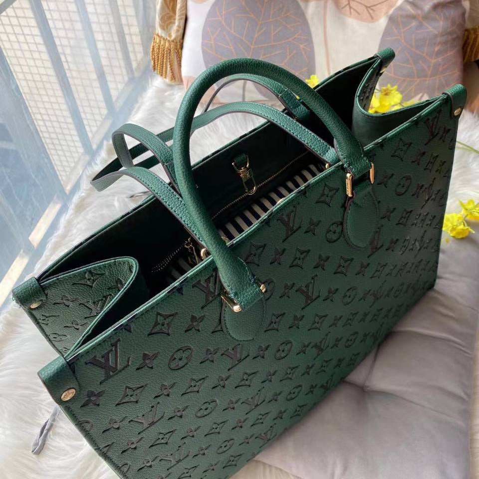 Louis Vuitton Inspired Monogram Tote Bag in Classic Black 👜✨
