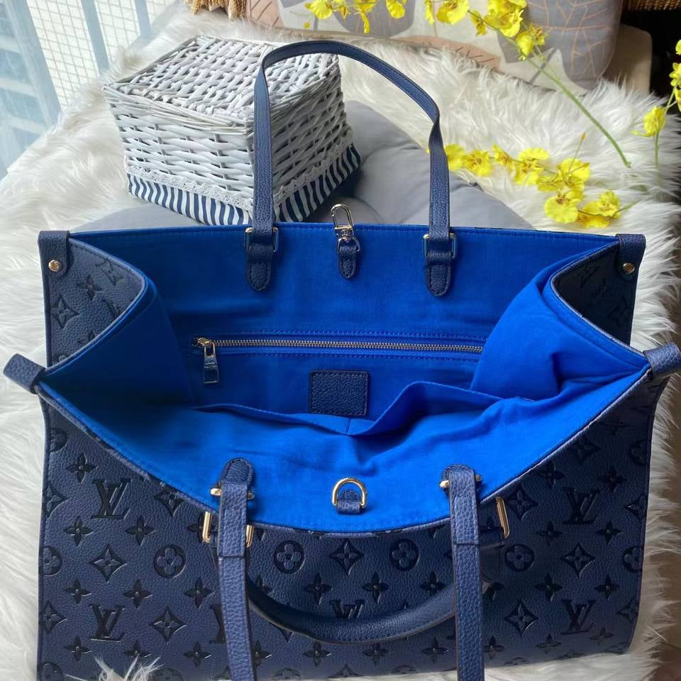 Louis Vuitton Inspired Monogram Tote Bag in Classic Black 👜✨