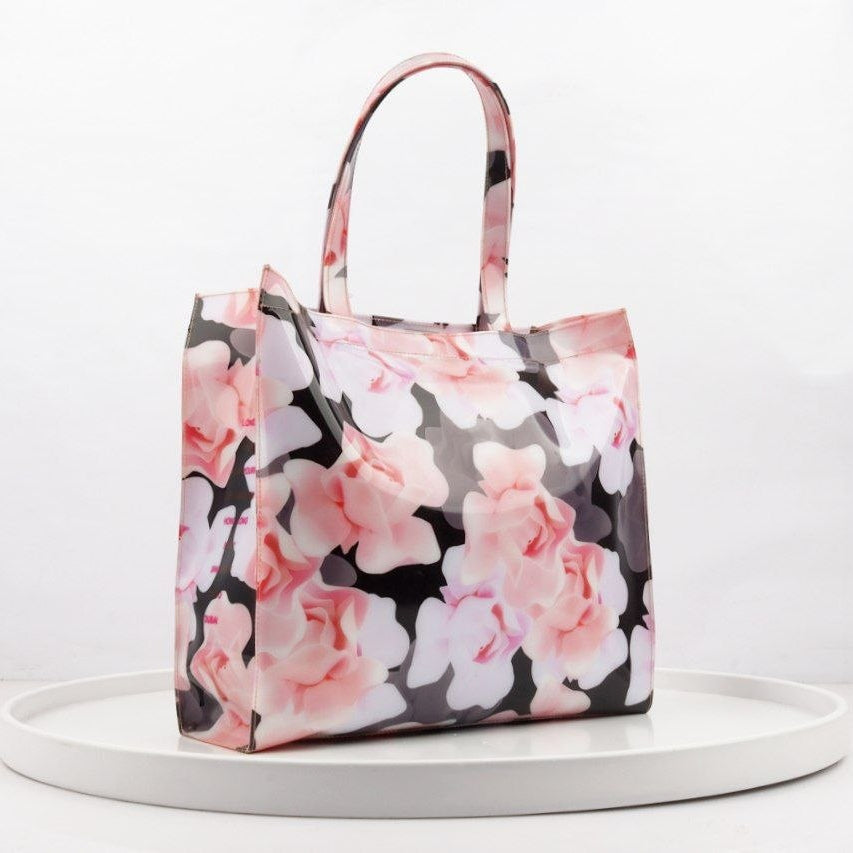 Ted Baker Floral Mirror Tote Bag in Pink and Black 🌸👜✨