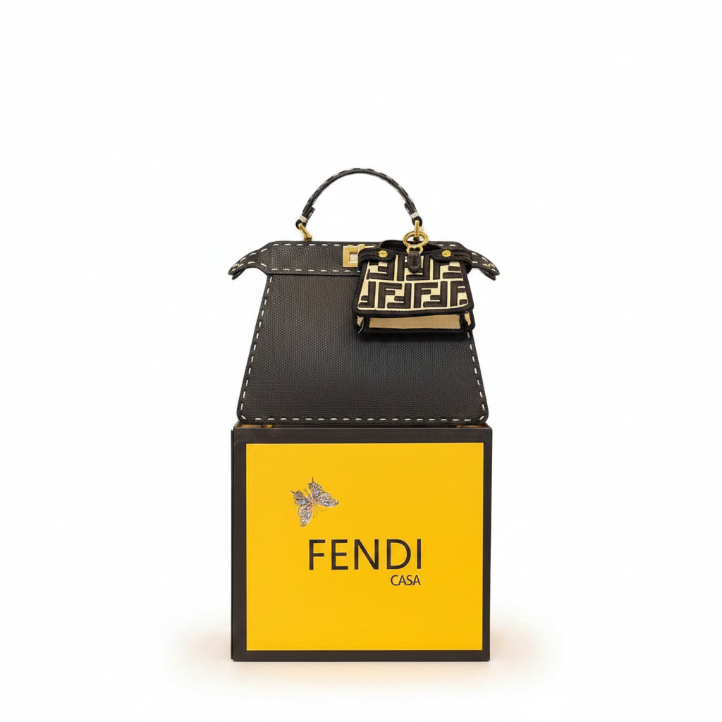 Fendi Handbag with Matching Mini Pouch Set 👜✨