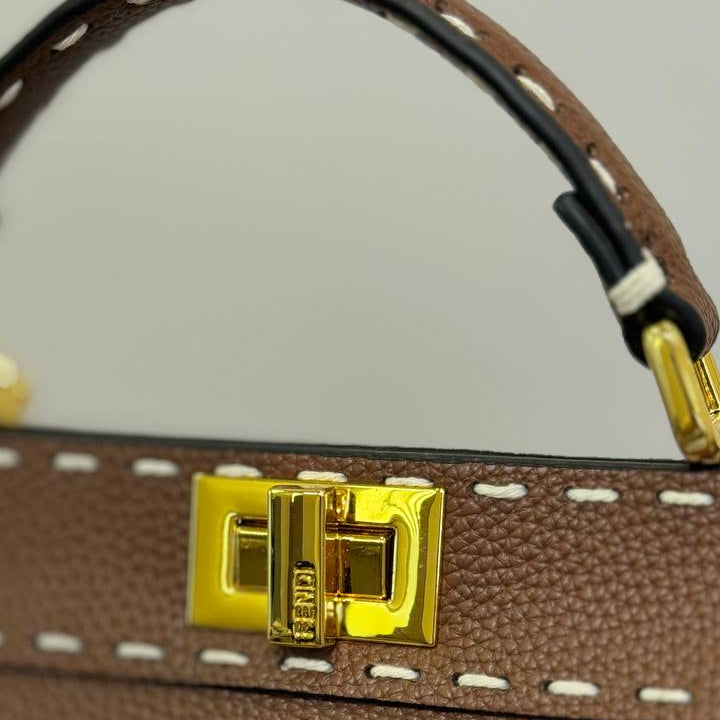 Fendi Handbag with Matching Mini Pouch Set 👜✨