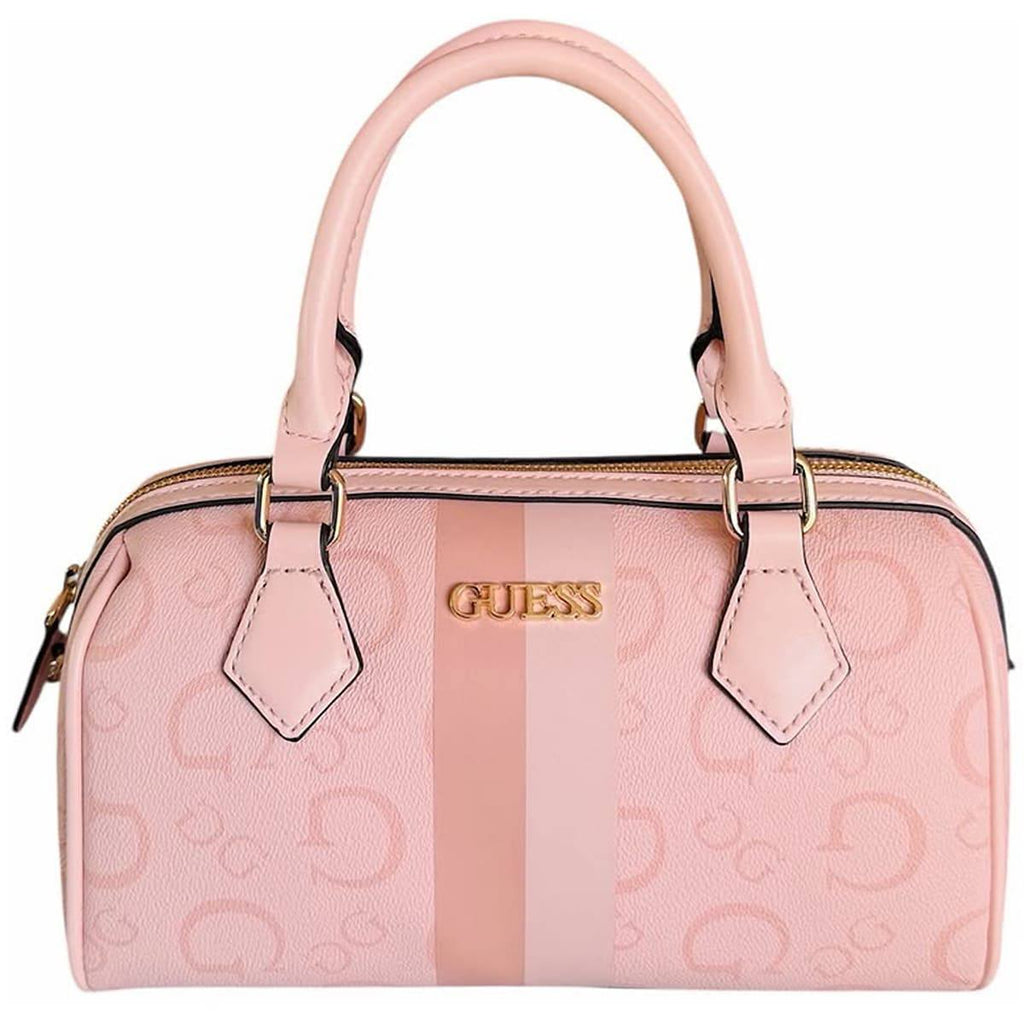 Guess Pink Logo Pattern Satchel Handbag 🌸👜