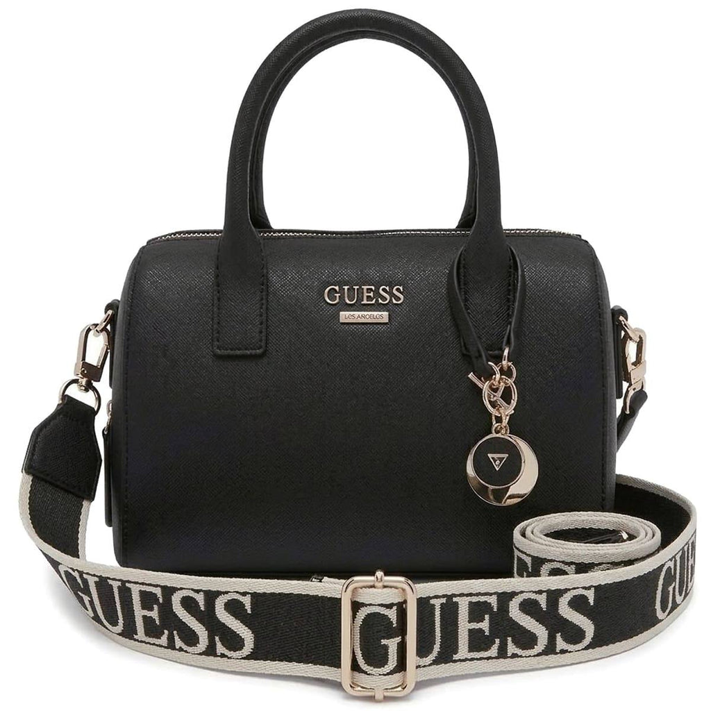 Guess Pink Logo Pattern Satchel Handbag 🌸👜