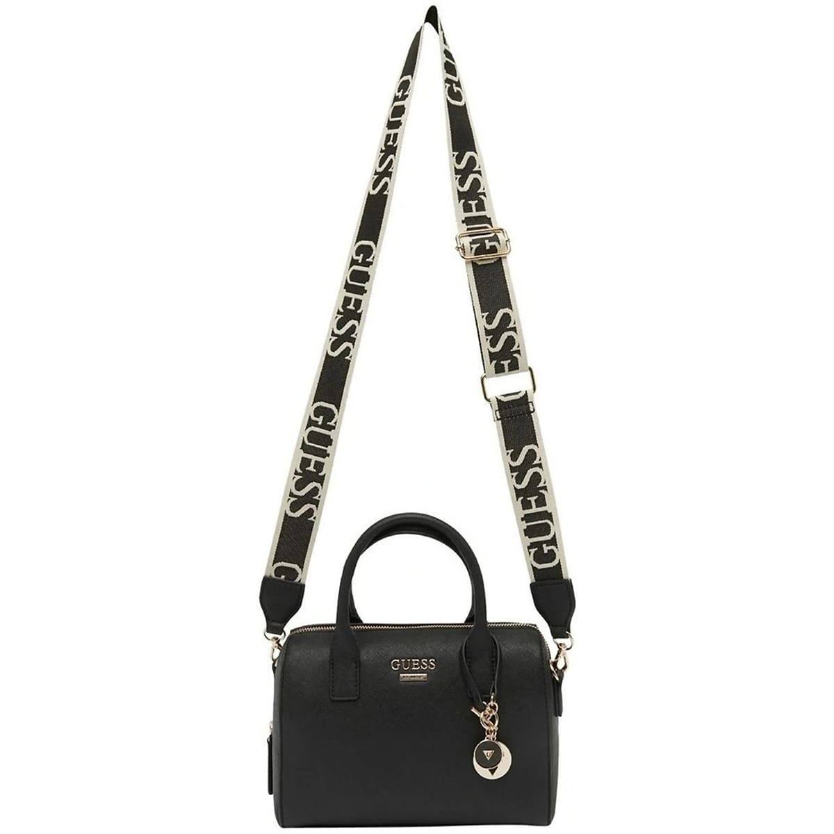 Guess Pink Logo Pattern Satchel Handbag 🌸👜