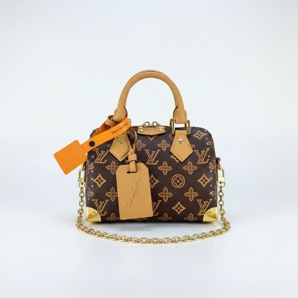 Louis Vuitton Monogram Bag with Gold Tone Hardware