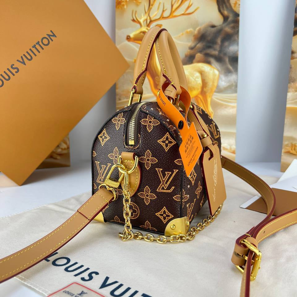 Louis Vuitton Monogram Bag with Gold Tone Hardware