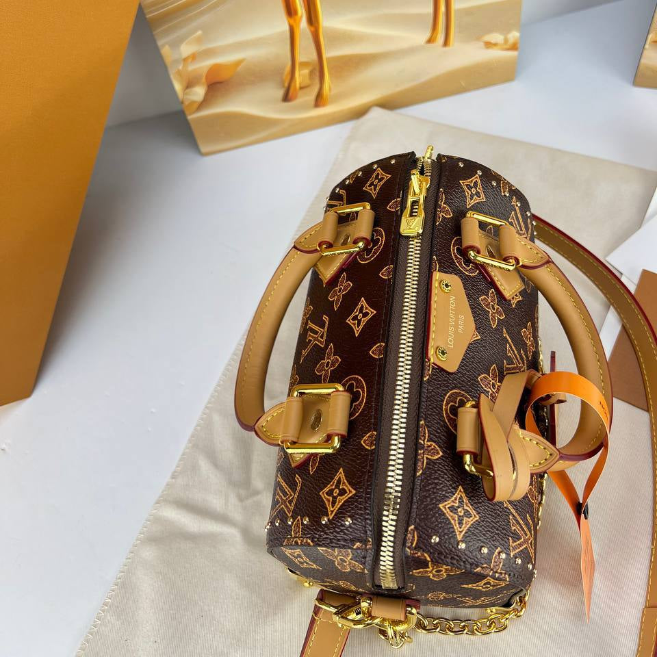 Louis Vuitton Monogram Bag with Gold Tone Hardware