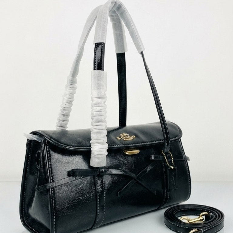 Coach Signature Denim Barrel Bag in Blue