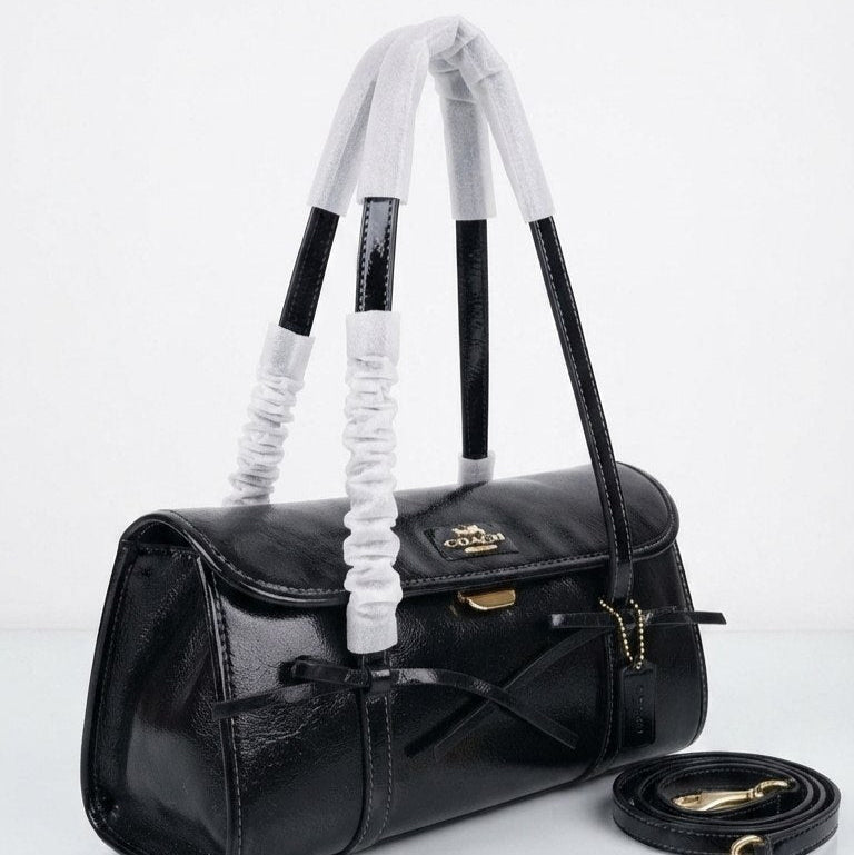 Coach Signature Denim Barrel Bag in Blue