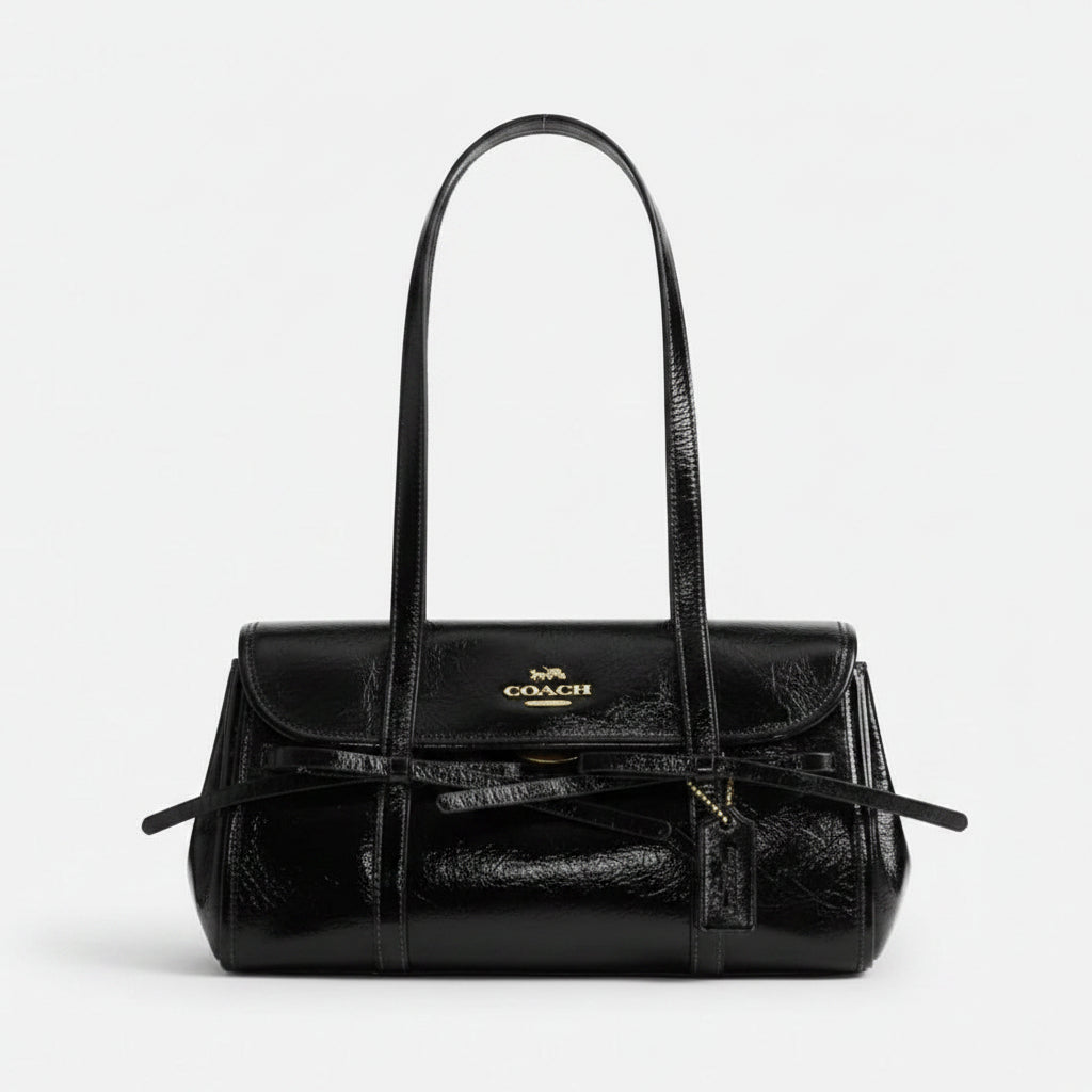 Coach Signature Denim Barrel Bag in Blue