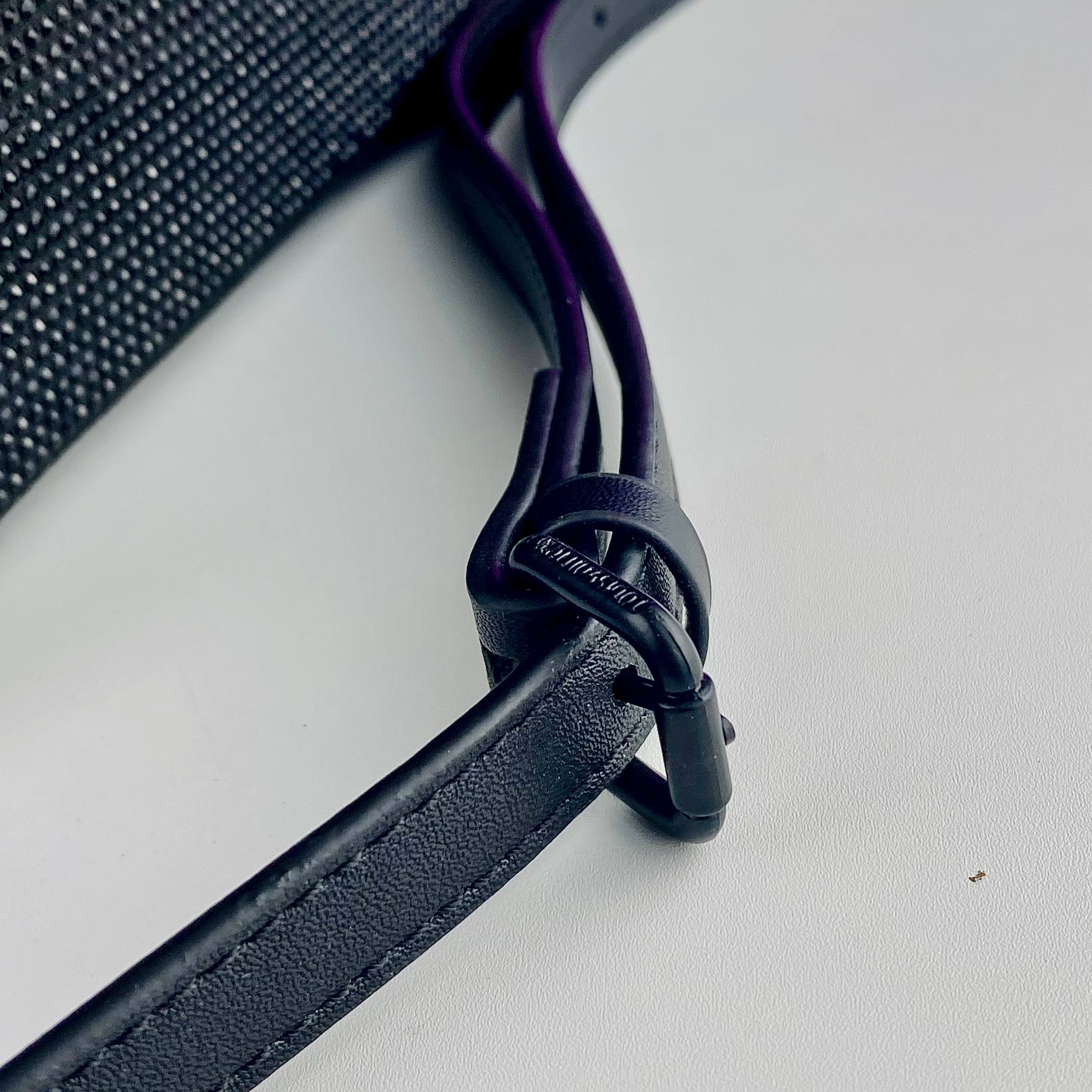 Black Rhinestone Embellished Top Handle Mini Bag