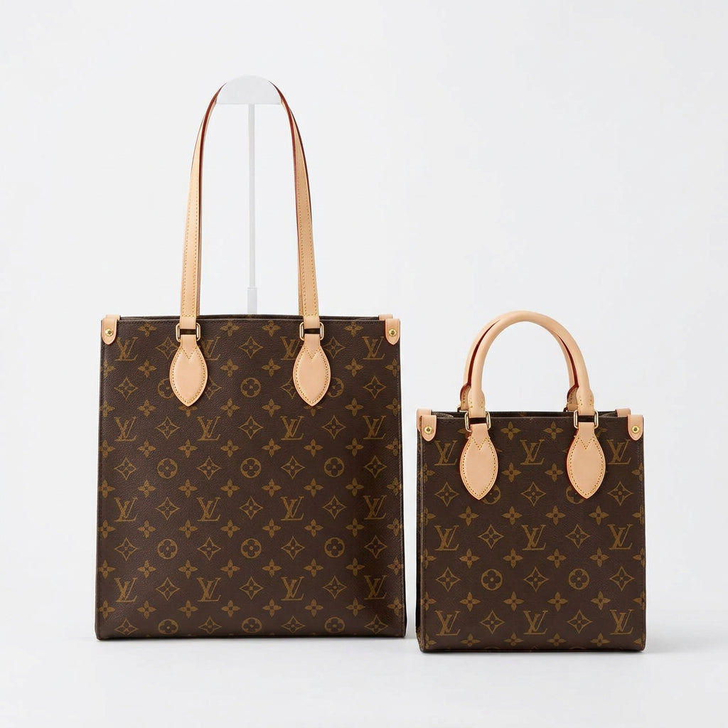Louis Vuitton Monogram Tote with Gold Tone Hardware