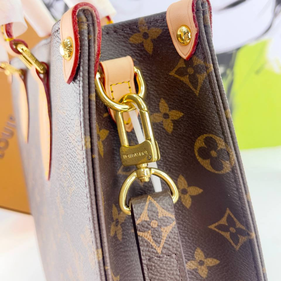 Louis Vuitton Monogram Tote with Gold Tone Hardware
