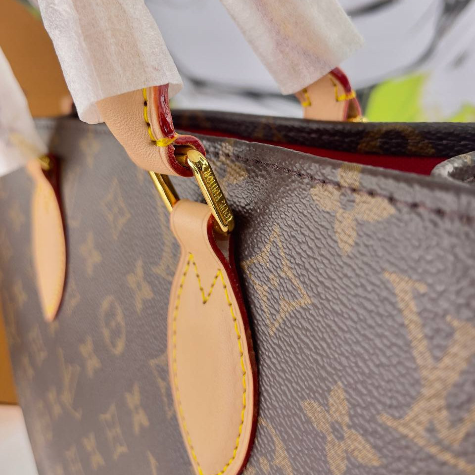 Louis Vuitton Monogram Tote with Gold Tone Hardware