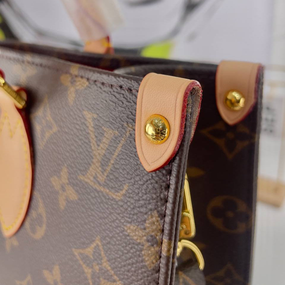 Louis Vuitton Monogram Tote with Gold Tone Hardware