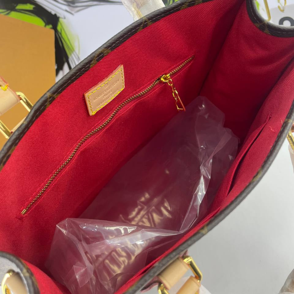 Louis Vuitton Monogram Tote with Gold Tone Hardware