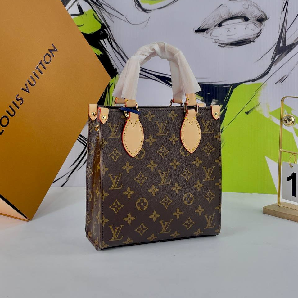 Louis Vuitton Monogram Tote with Gold Tone Hardware