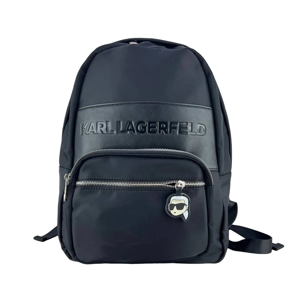 Karl Lagerfeld Nylon Backpack with K/Ikonik Patch 🎒🖤🕶️