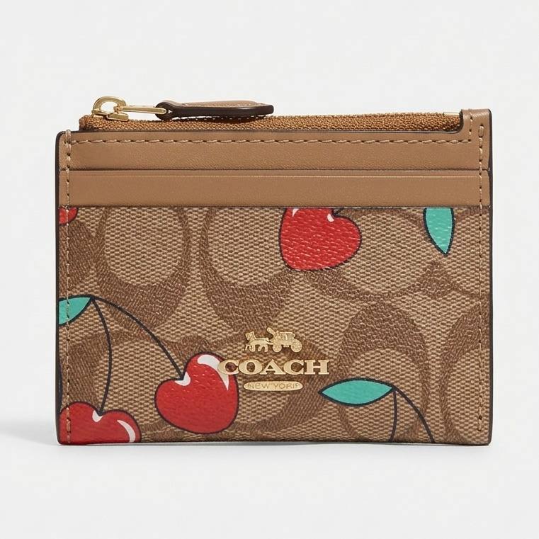 Coach Brown & Red 3-Piece Accessory Set 🤎❤️