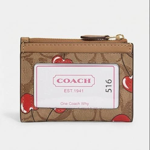 Coach Brown & Red 3-Piece Accessory Set 🤎❤️
