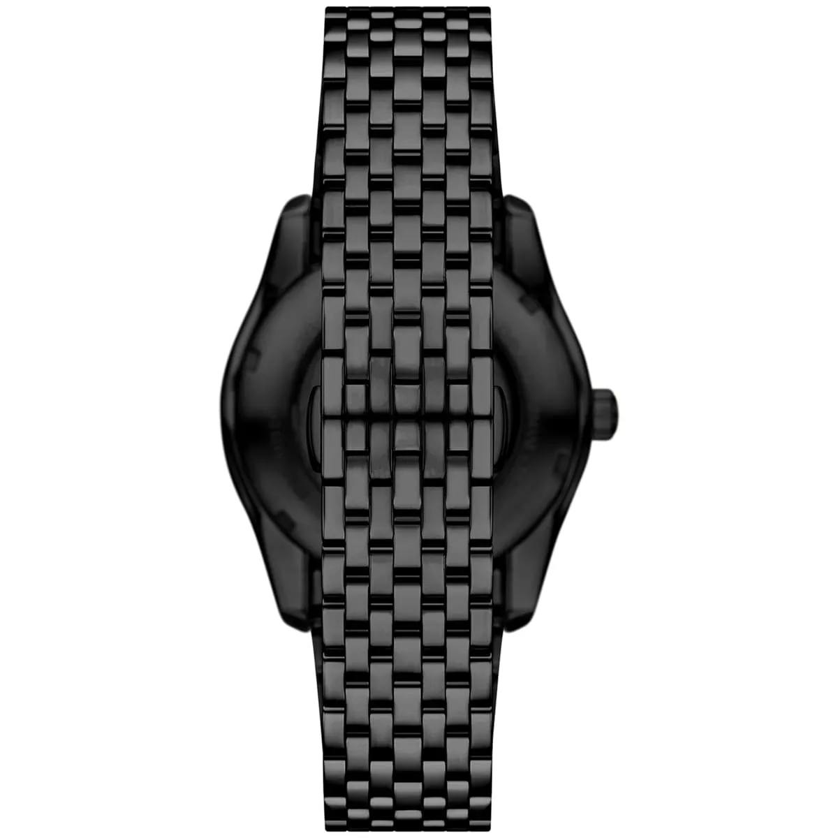 Emporio Armani Automatic: Black, Silver & Rose Gold Watch ⌚⚫🪙