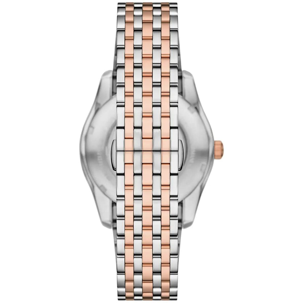 Emporio Armani Automatic: Black, Silver & Rose Gold Watch ⌚⚫🪙