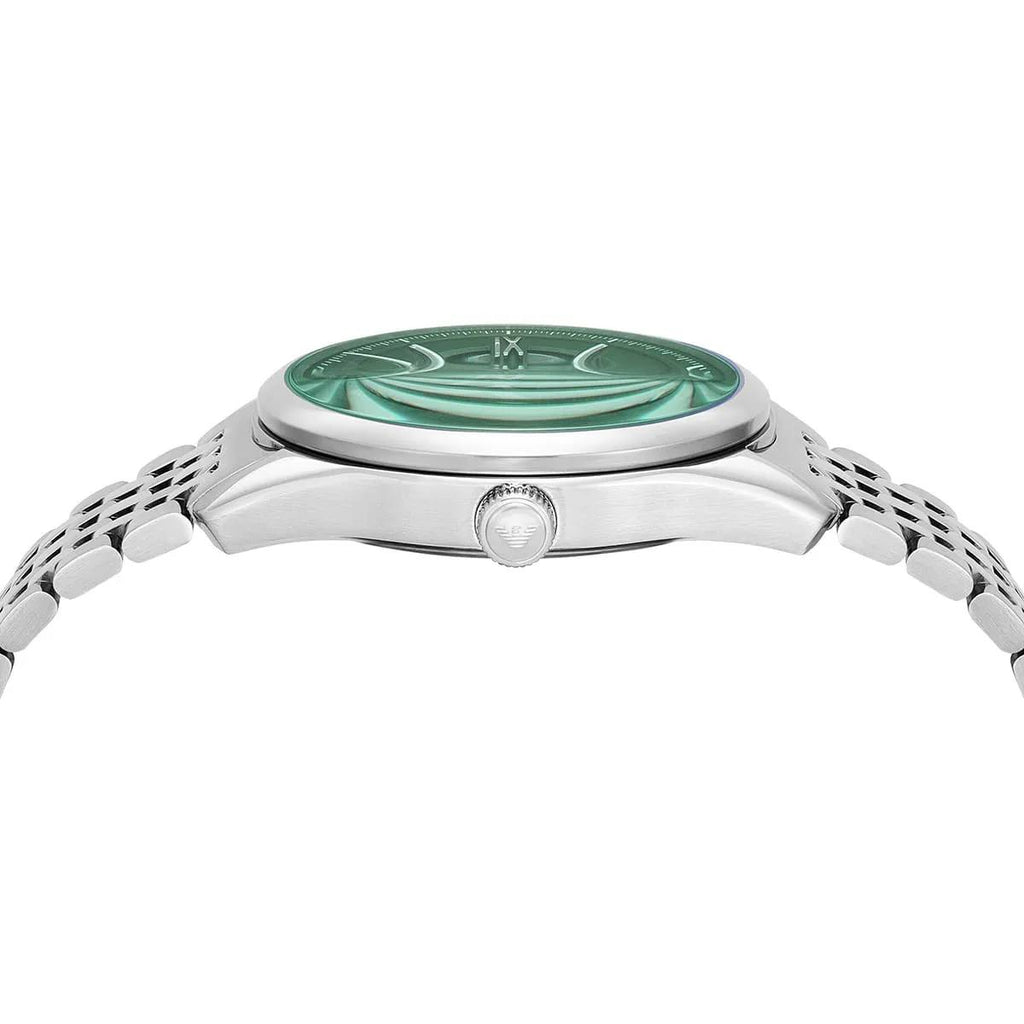 Emporio Armani Automatic: Black, Silver & Rose Gold Watch ⌚⚫🪙