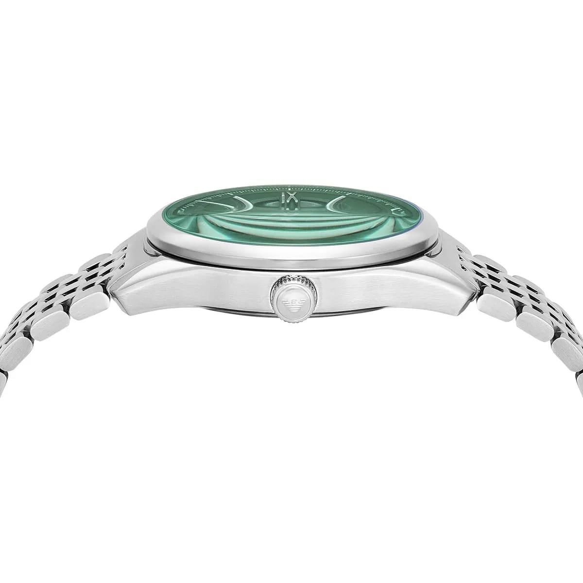 Emporio Armani Automatic: Black, Silver & Rose Gold Watch ⌚⚫🪙