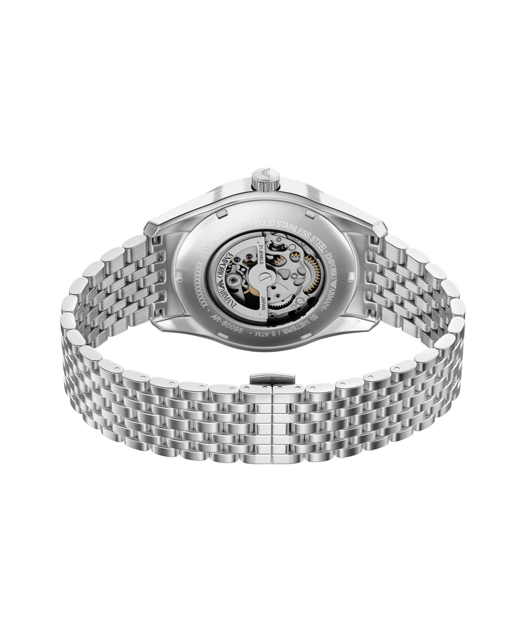 Emporio Armani Automatic: Black, Silver & Rose Gold Watch ⌚⚫🪙