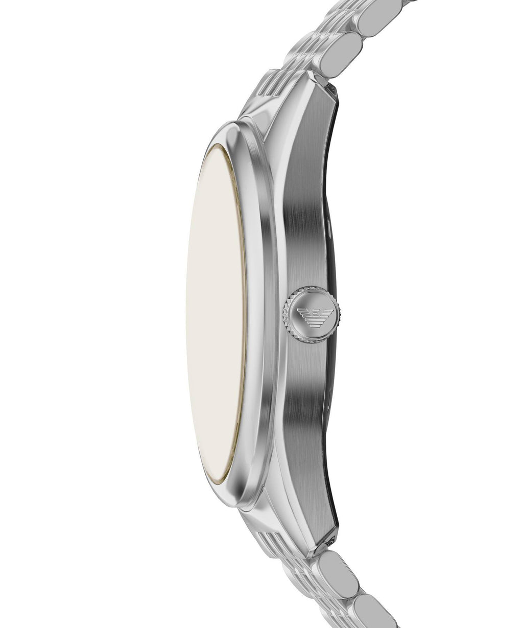 Emporio Armani Automatic: Black, Silver & Rose Gold Watch ⌚⚫🪙