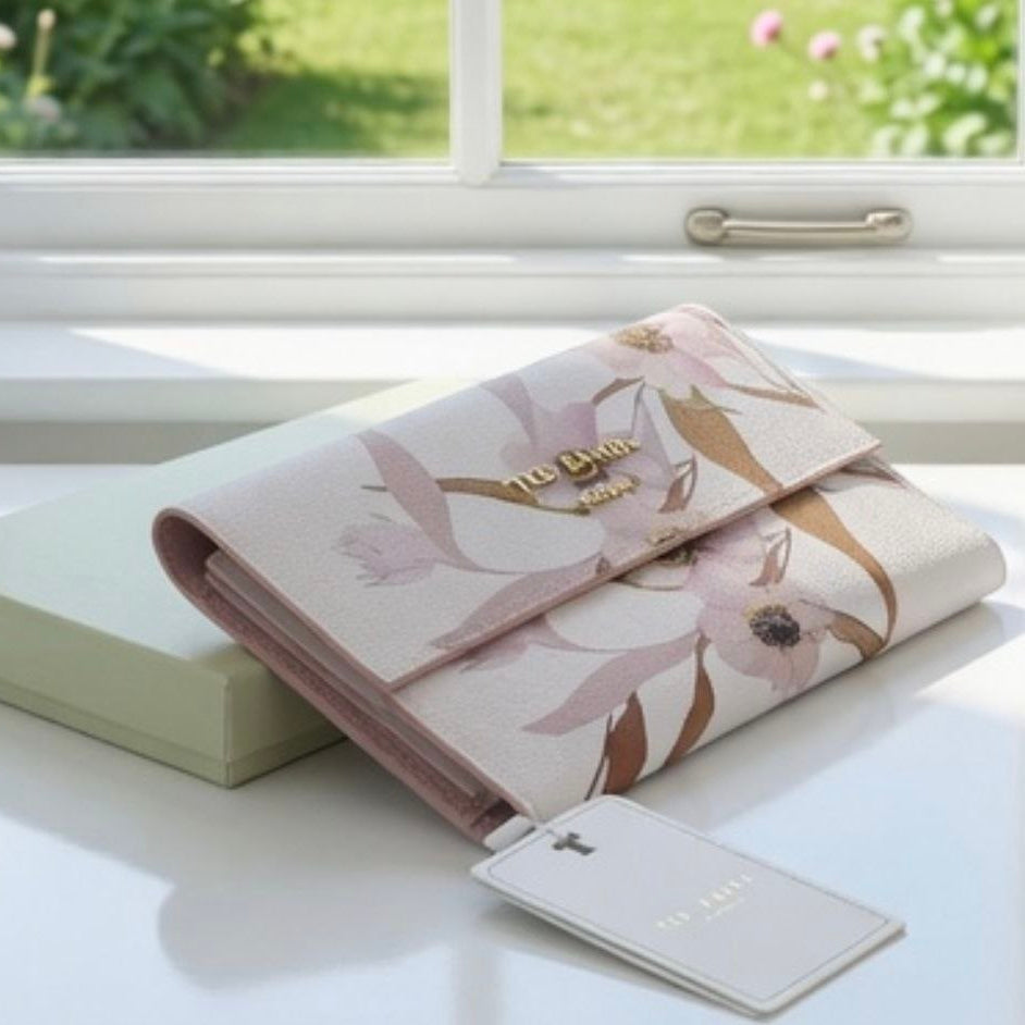 Ted Baker Pink Floral Multi-Task Pouch 🌸👛💐