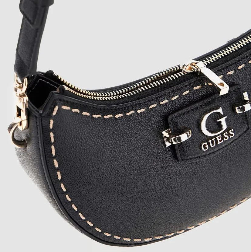Guess A ONE Black Leather Bag 🖤 Luxe Essential