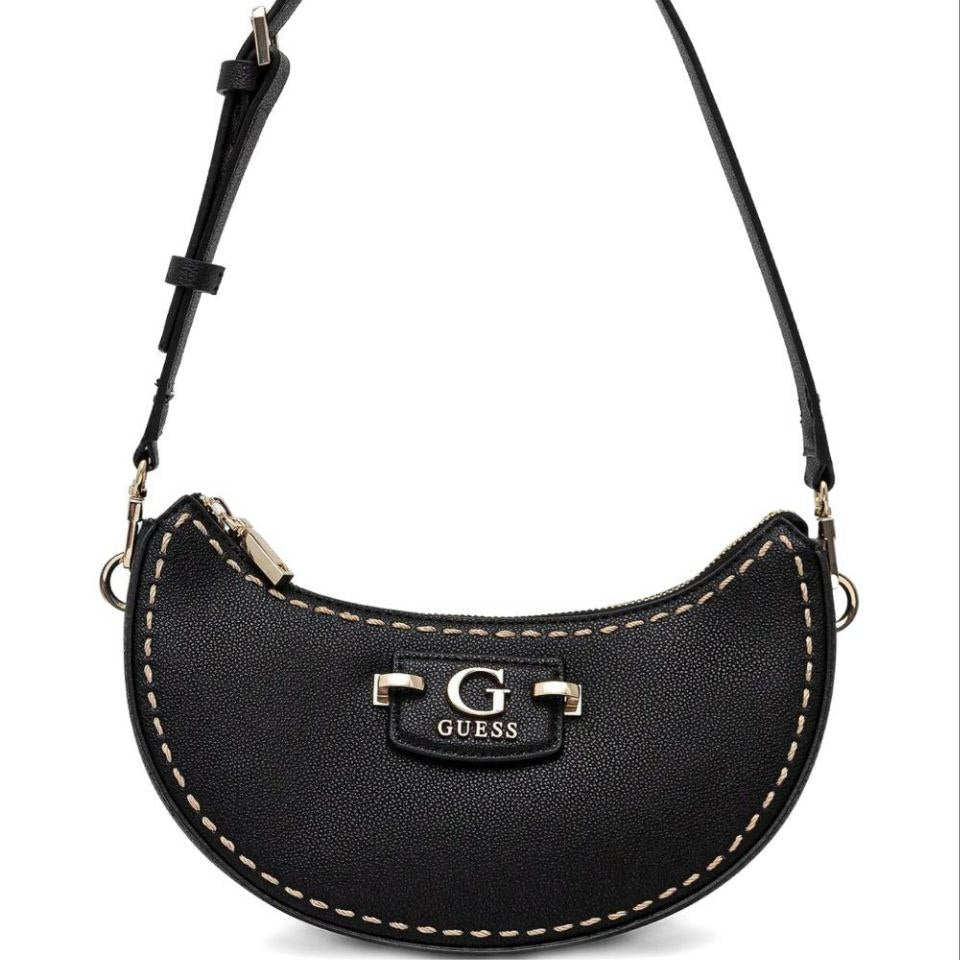 Guess A ONE Black Leather Bag 🖤 Luxe Essential