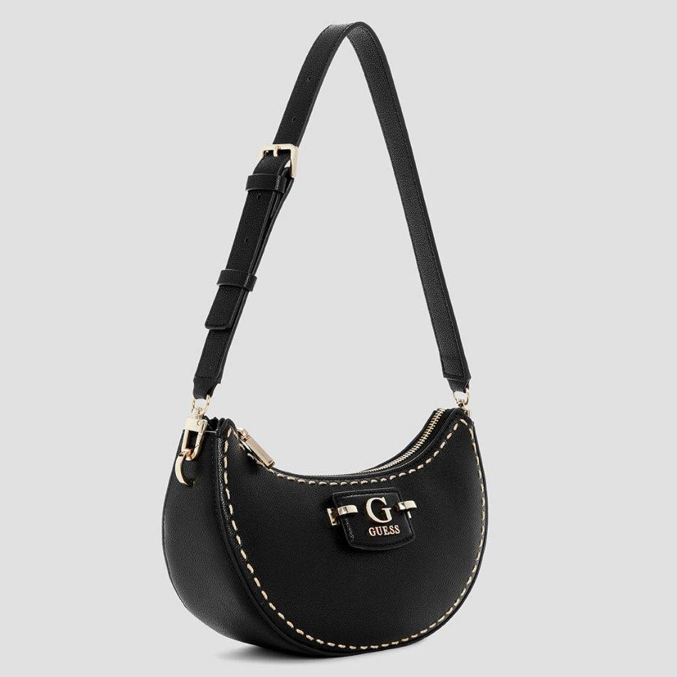 Guess A ONE Black Leather Bag 🖤 Luxe Essential