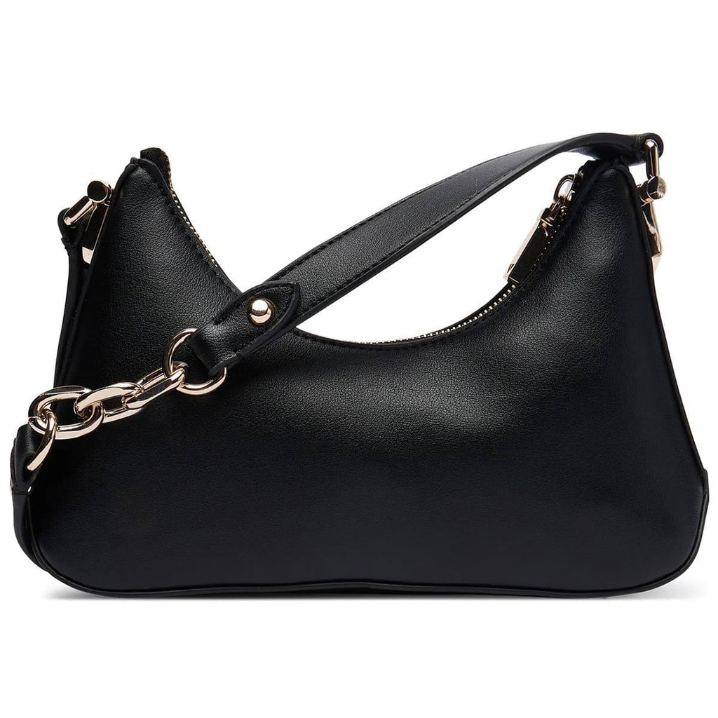 Guess Logo Print Shoulder Bag with Gold-Tone Hardware 👜✨