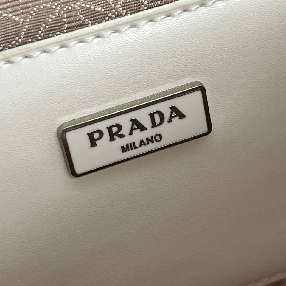 Prada Crystal Embellished Suede Handbag