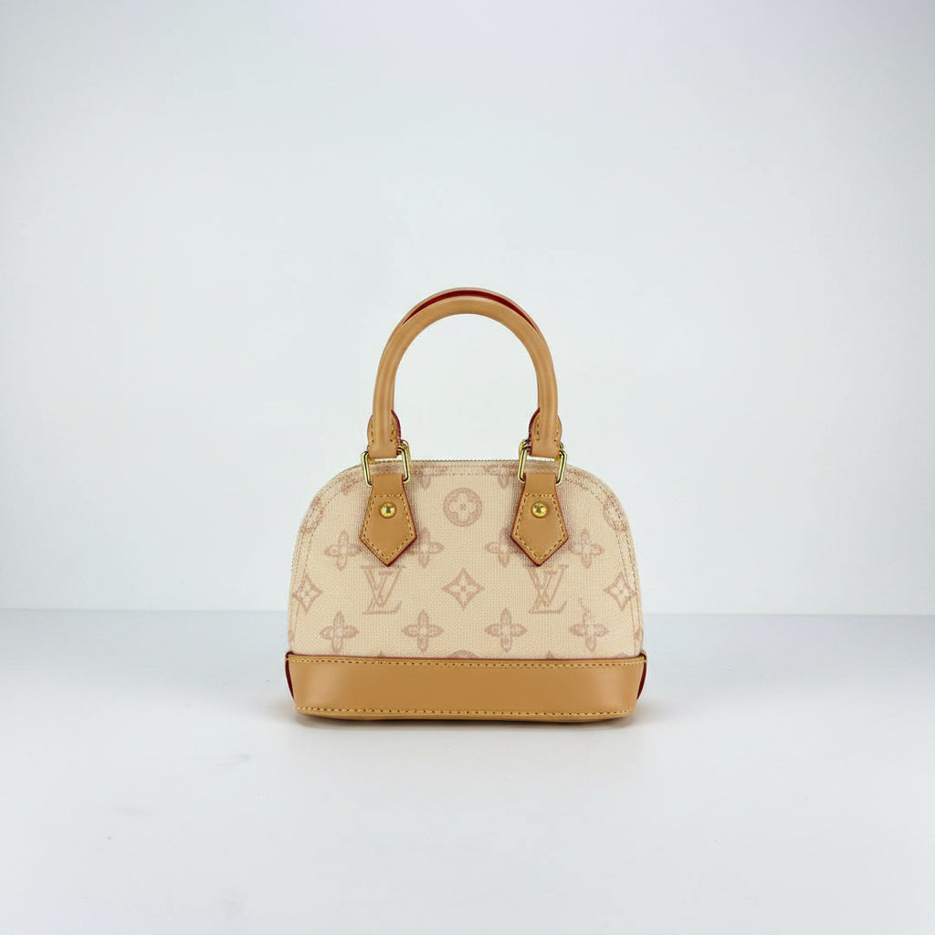 Louis Vuitton Style Mini Alma Monogram Handbag