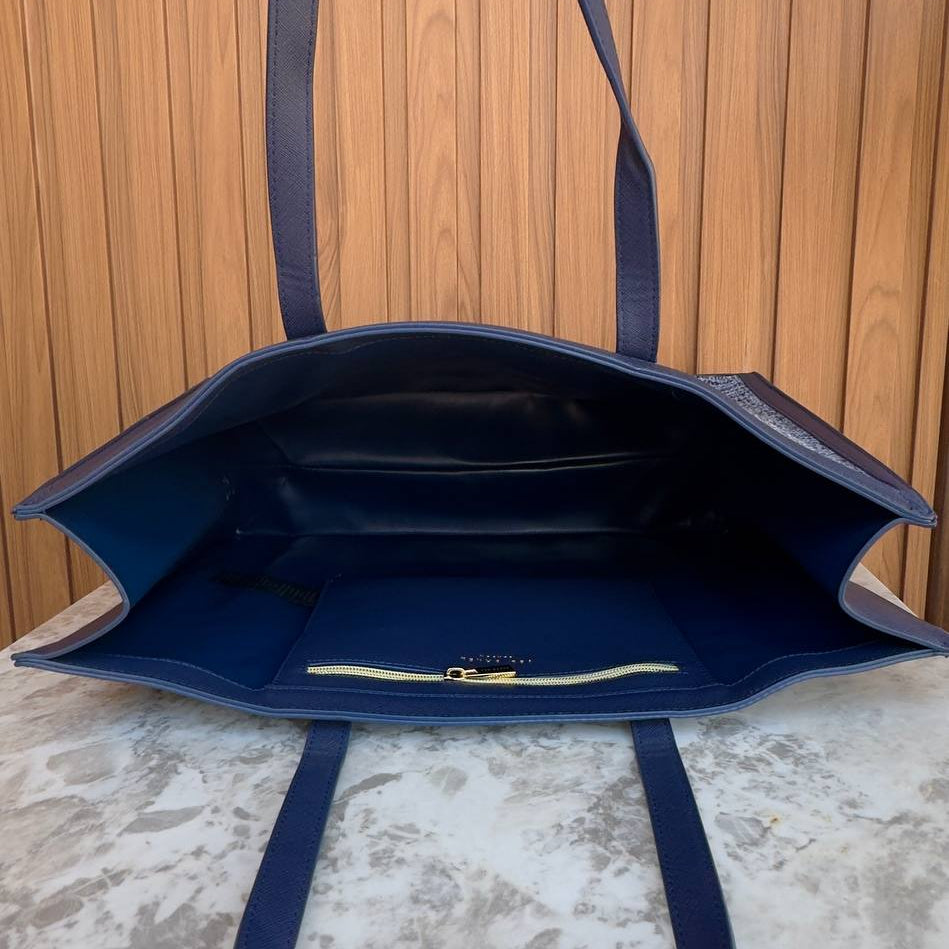 Ted Baker London Textured Tote with Gold Tone Hardware