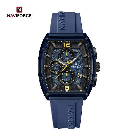 NAVIFORCE Tonneau Chronograph Silicone Watch