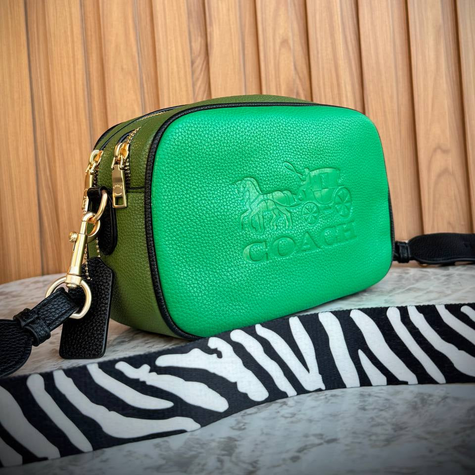 Coach Colorblock Leather Camera Bag