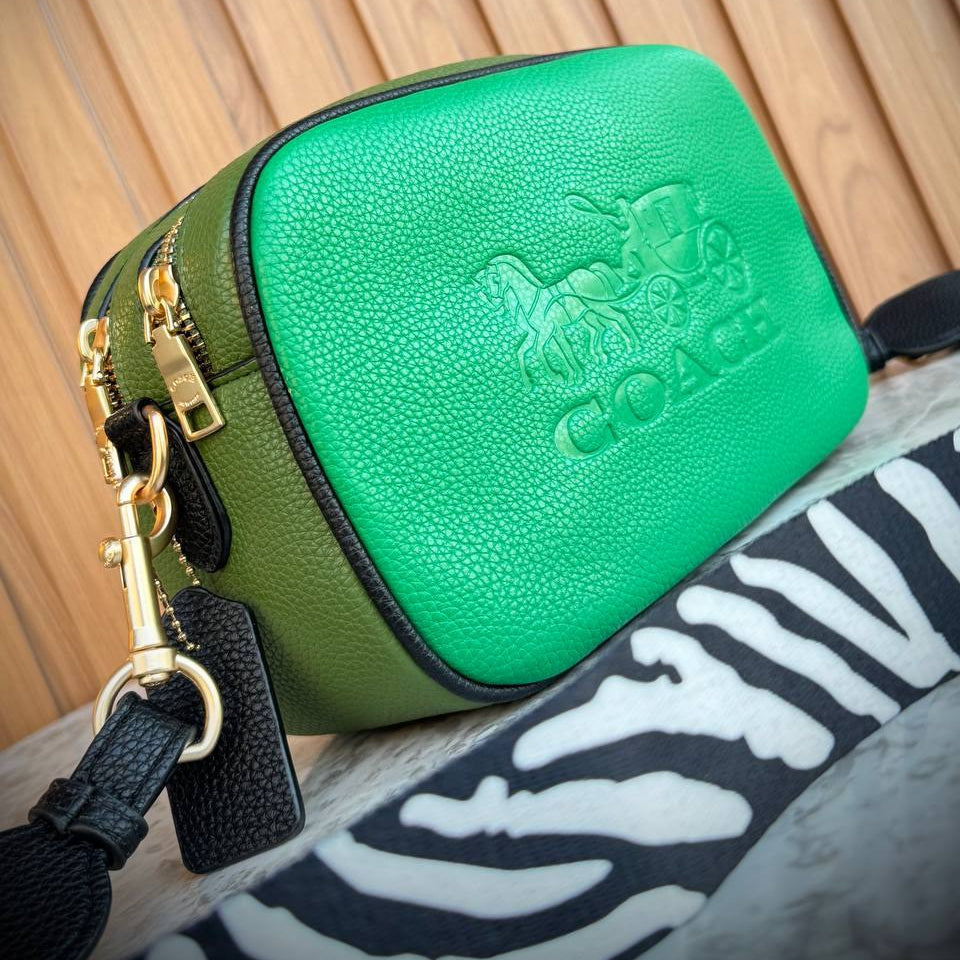 Coach Colorblock Leather Camera Bag