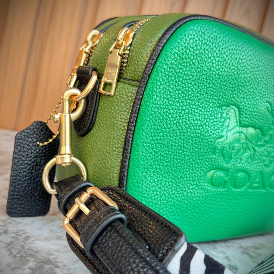 Coach Colorblock Leather Camera Bag