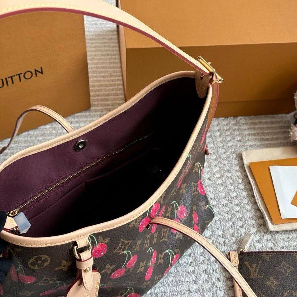 Louis Vuitton Monogram Cerises Cherry Hobo Bag 🍒✨👜