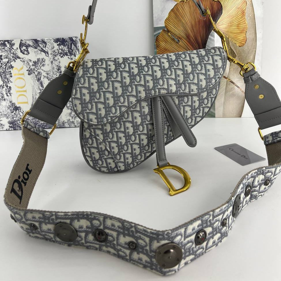 Dior Saddle Bag: Chic Blue Rider 💙🐴