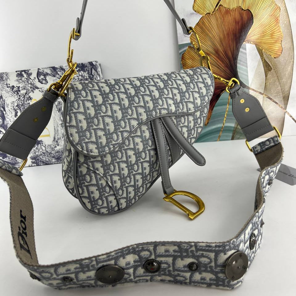 Dior Saddle Bag: Chic Blue Rider 💙🐴