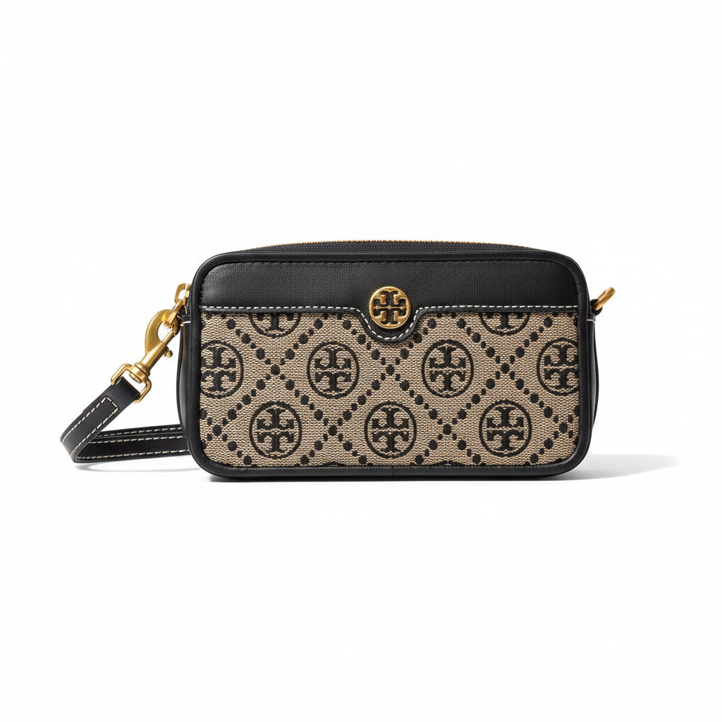 Tory Burch: Classic Black Crossbody 🖤👜💛