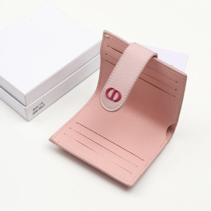 Christian Dior Style Quilted Card Holder Wallet 👛✨